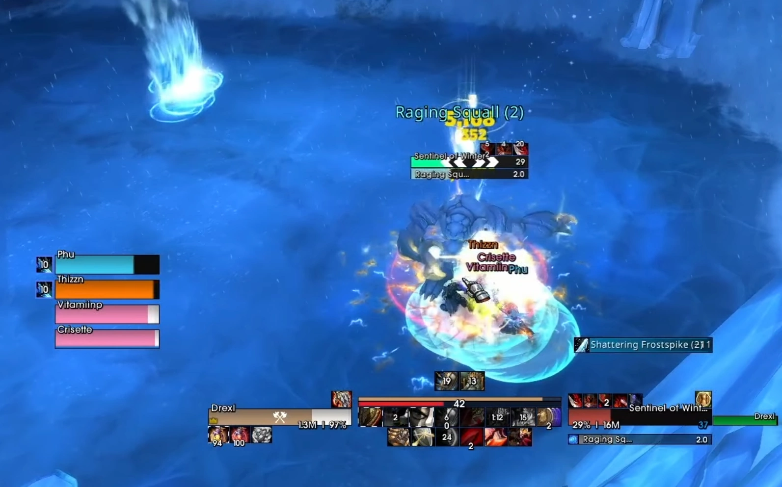Estrategia para agrupar y esquivar los tornados en Sentinel of Winter
