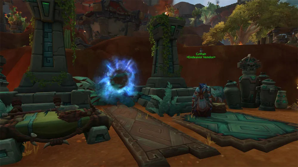 Coiled Isle portal in Razorwind Shores.