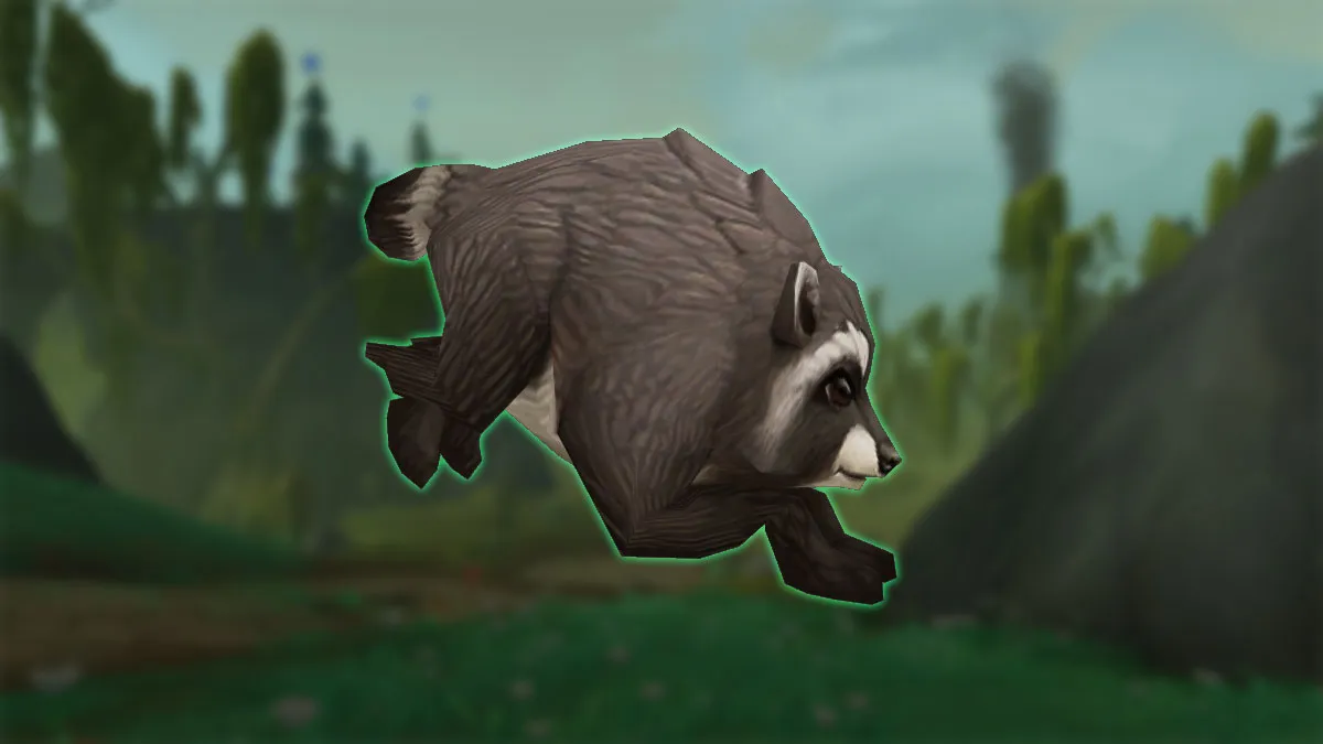 Jimothy the Raccoon Is Becoming a Secret WoW Pet Next Week