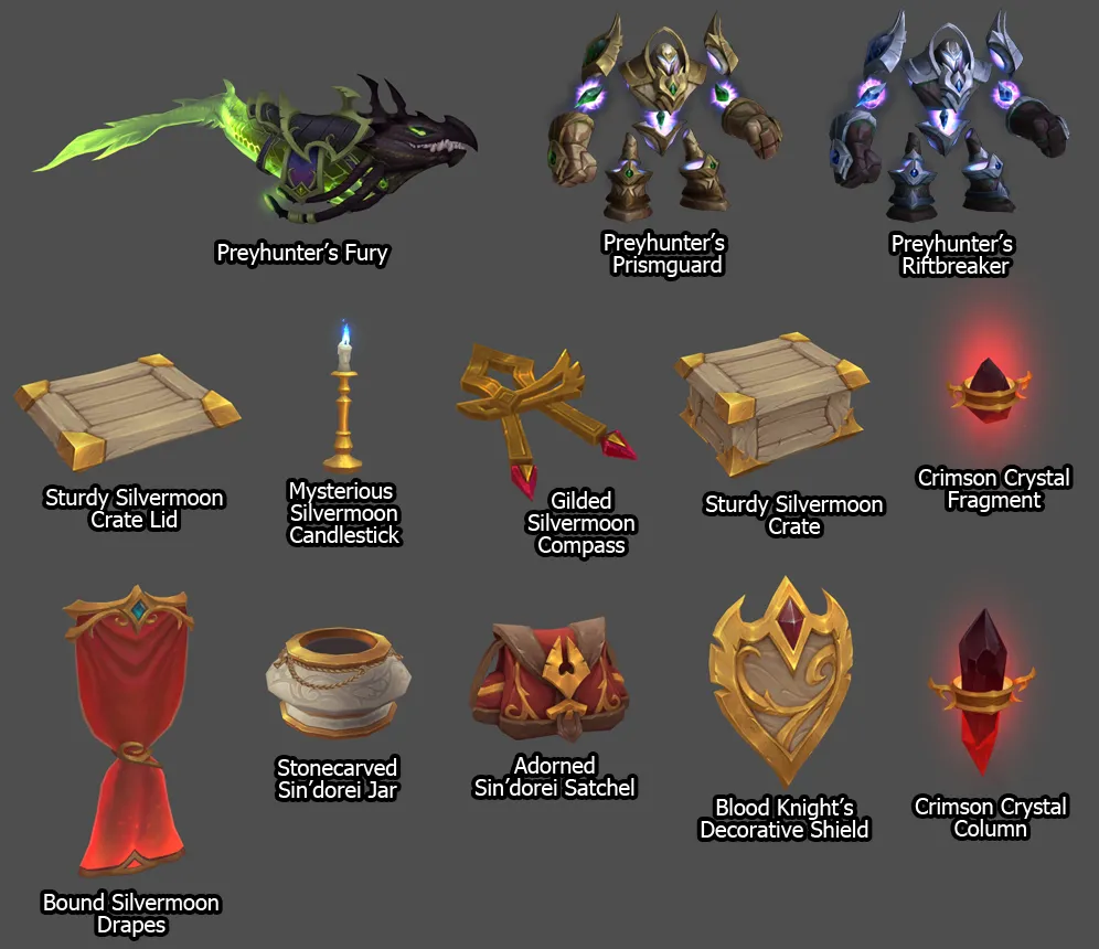 Recompensas de la Preyhunter's Journey en la temporada 2