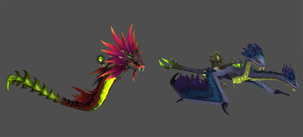 Recompensas de monturas de Venomous Abyss.