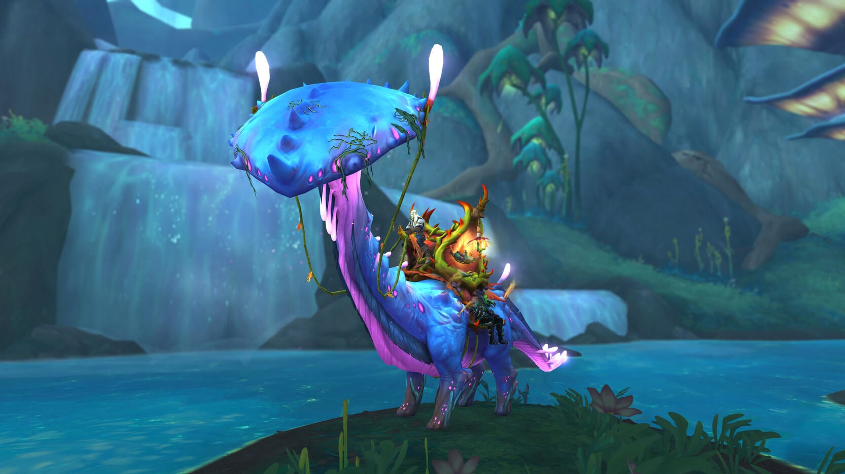 The EVERYTHING Mount! Customizable New Brutosaur 5 Million Gold Vendor Mount: Repair, Transmog, Auction House, Mailbox in 12.1.5