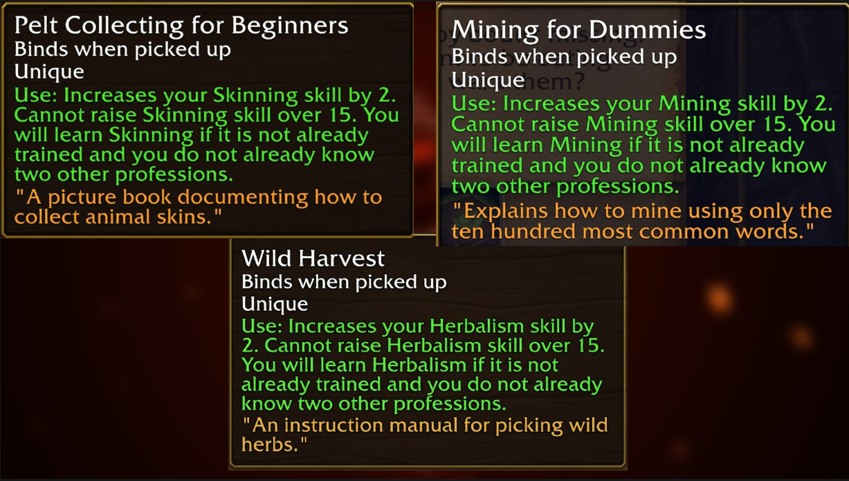 WoW Forever Lets You Learn Mining Without Leaving the Starting Zone