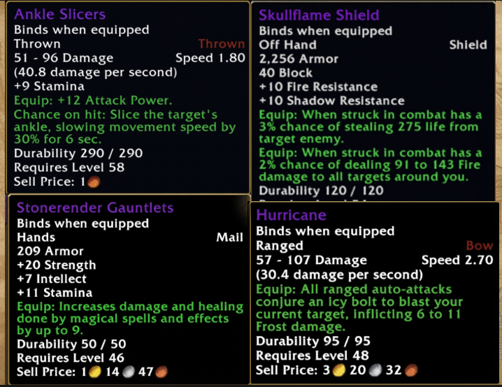 WoW Forever Is Completely Reworking Classic Itemization