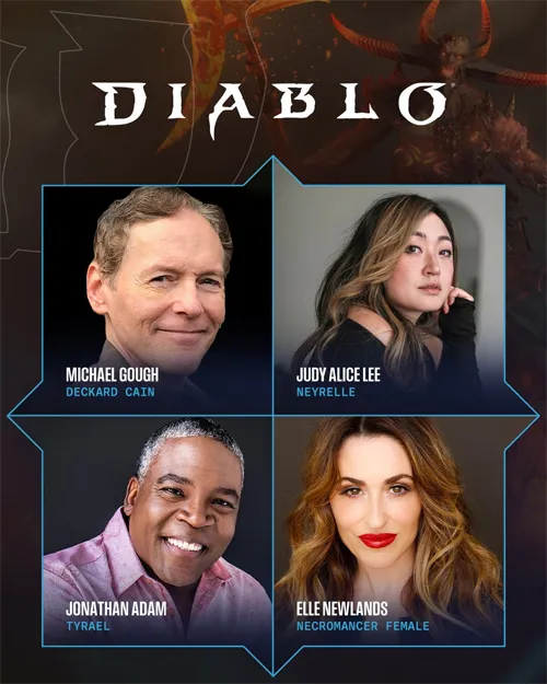 Diablo VAs at the Voices of Blizzard panel.