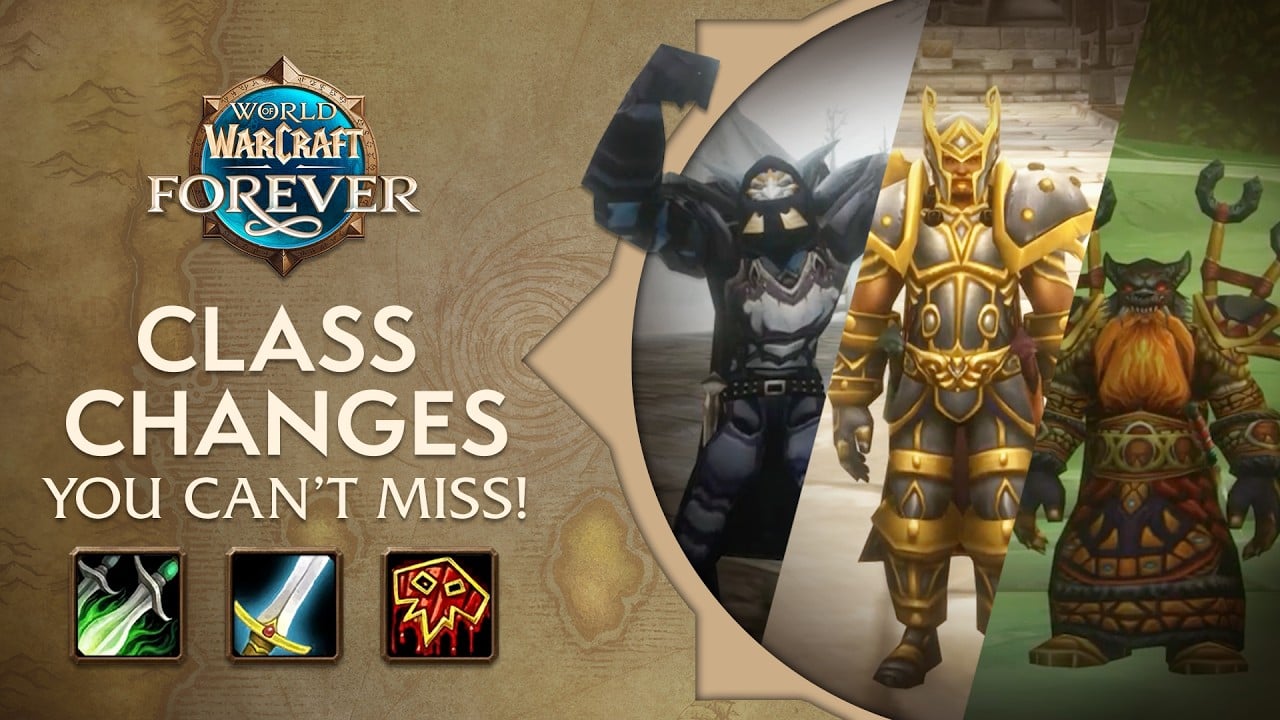 Class Change Highlights for Warrior, Shaman, and Rogue (Video)