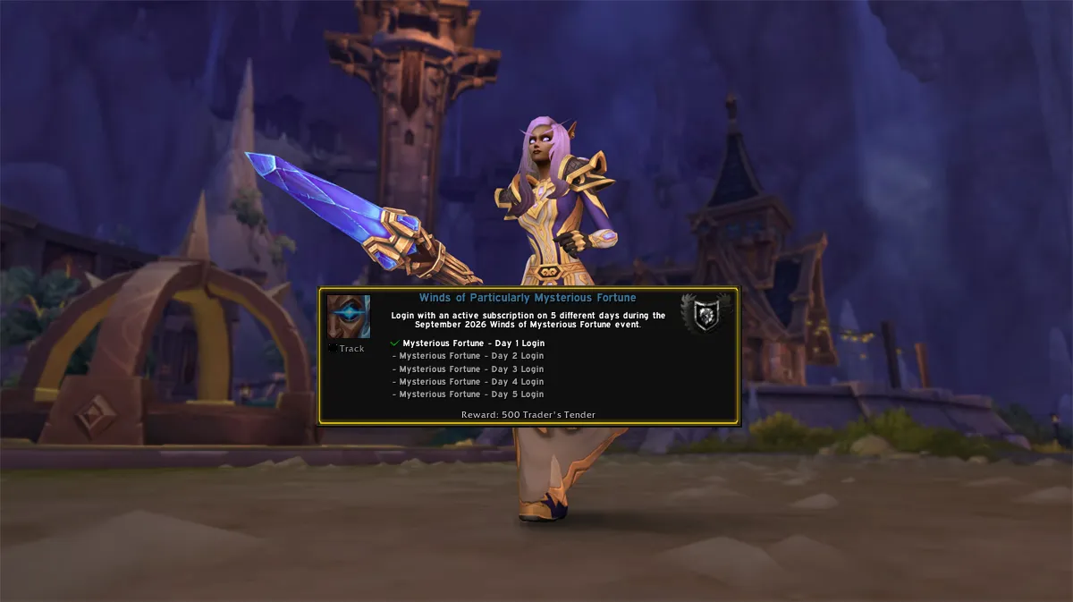 Winds of Mysterious Fortune Event Hands Out 500 Trader’s Tender for 5 Days Logged In