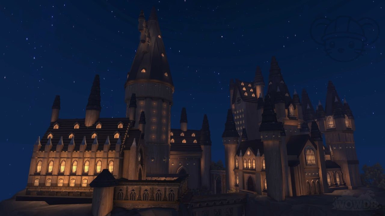 This Incredible Hogwarts Build Pushes WoW Player Housing to Its Limits