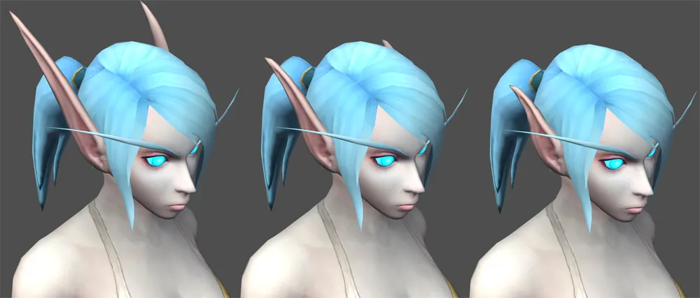 Skyborne Female Ear Customizations.