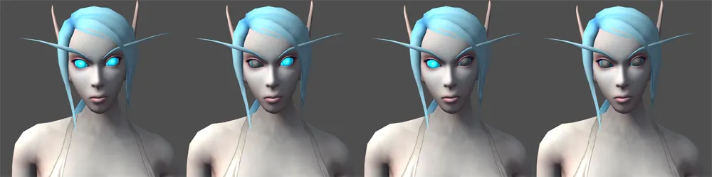 Skyborne Female Eye Sight Customizations.