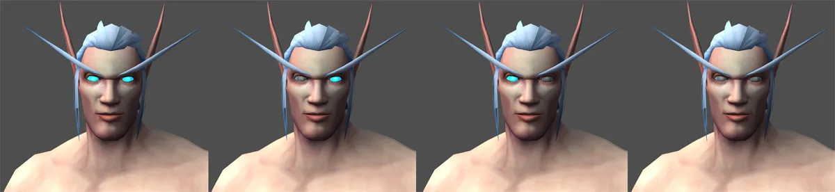 Skyborne Male Eye Sight Customizations.