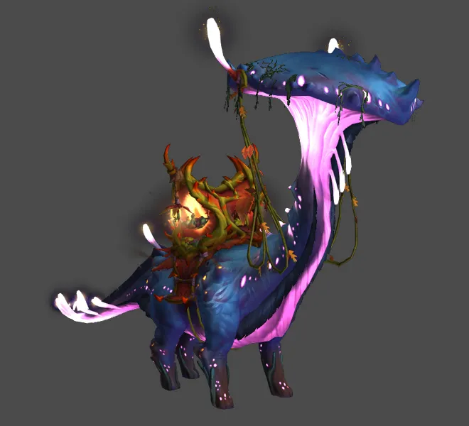 Sporebearer Fungal Strider mount.