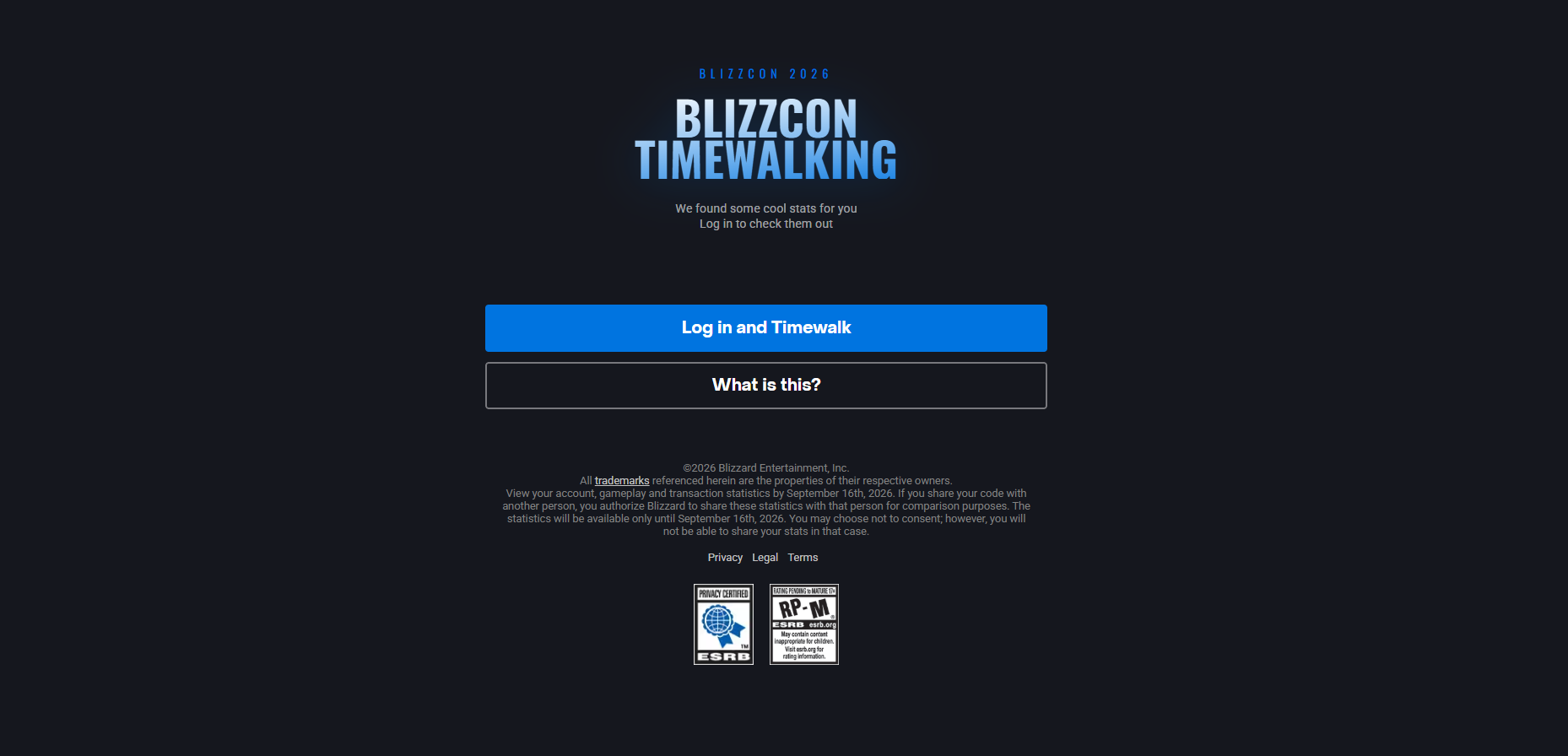 BlizzCon’s Timewalking Website Reveals Your Biggest WoW Nemesis