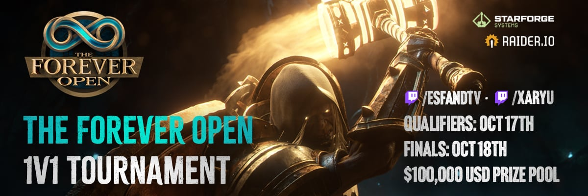 Last Chance to Register for the $100,000 Forever Open