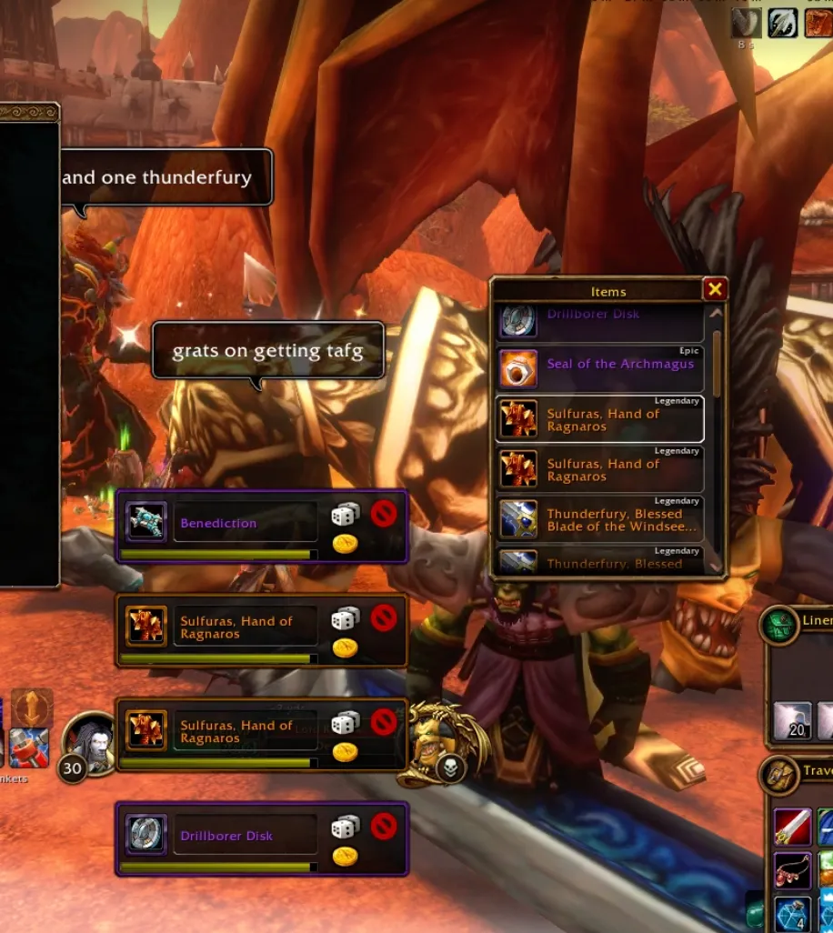 it is Thunderfury, Blessed Blade of the Windseeker!