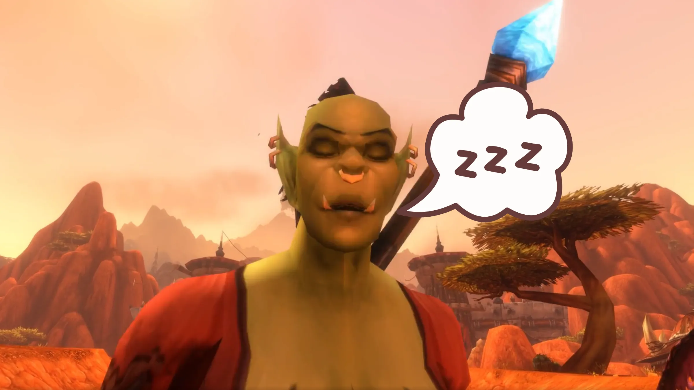 WoW Forever Beta Has Female Orcs Sleepwalking Across Durotar