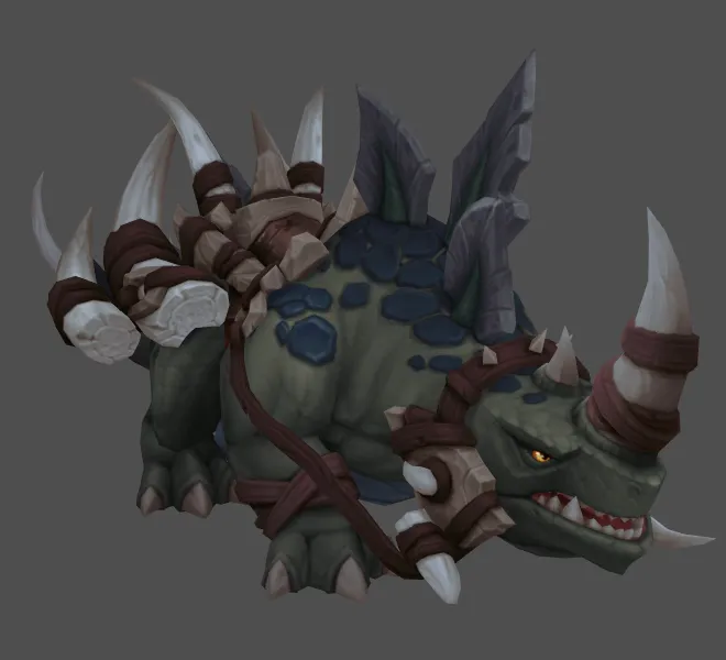[PH] Stegodon - Black mount.