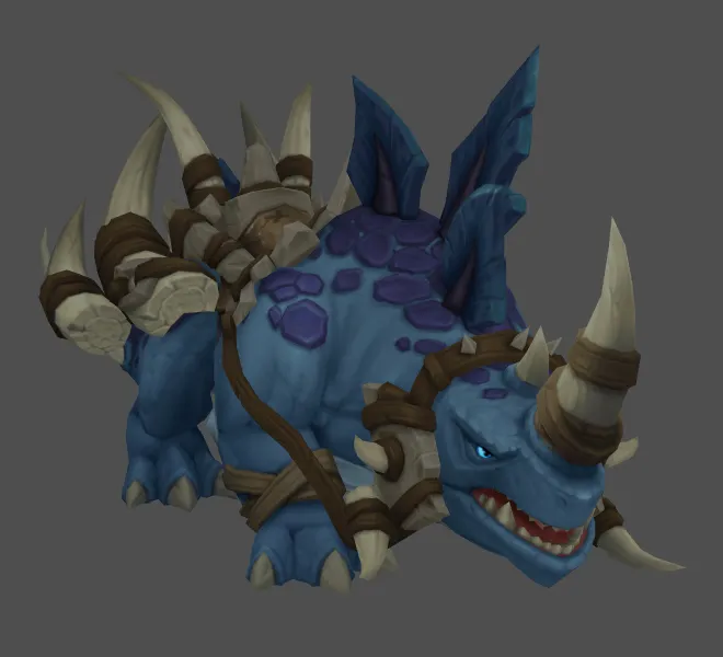 [PH] Stegodon - Blue mount.