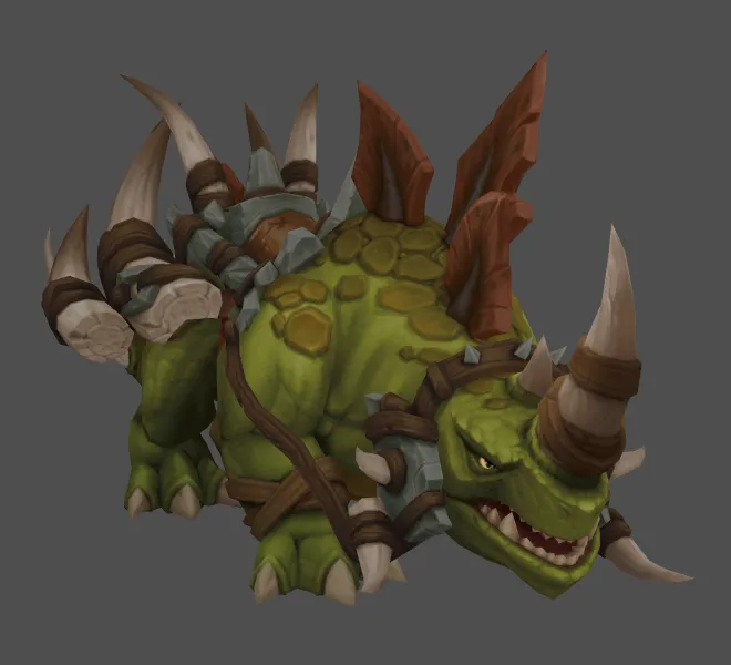 [PH] Stegodon - Green mount.